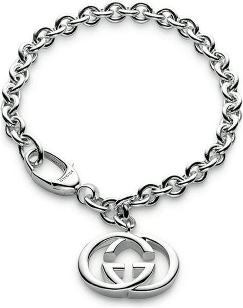 gucci link silver|gucci silver jewelry for women.